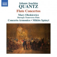 Johann Joachim Quantz: 4 Flute Concertos / Mary Oleskiewicz, baroque transverse flute