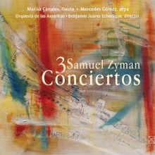Samuel Zyman: 3 Conciertos / Marisa Canales, flute, Mercedes Gomez, harp / Echenique